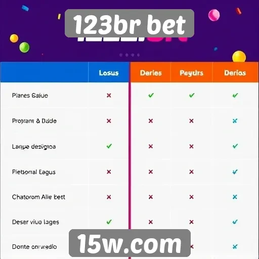Comparativo entre 123br bet e outras plataformas de jogos